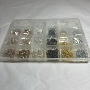 Earring Making Kit Hypoallergenic Earring Backs Jewelry Making Kit 1200+ Pieces